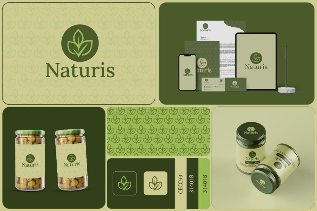 Naturis logo Branding