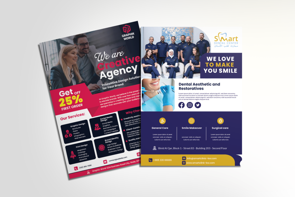 Flyers, flyer design, business flyers